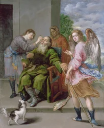 Tobie rendant la vue à son père, 1652